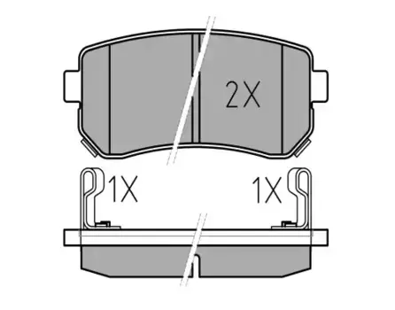 Тормозные колодки дисковые задняя ось MEYLE 025 243 2015/W