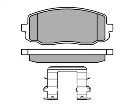 Тормозные колодки дисковые задняя ось MEYLE 025 242 7516/W
