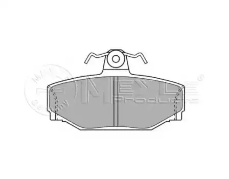 Тормозные колодки дисковые задняя ось MEYLE 025 213 8513