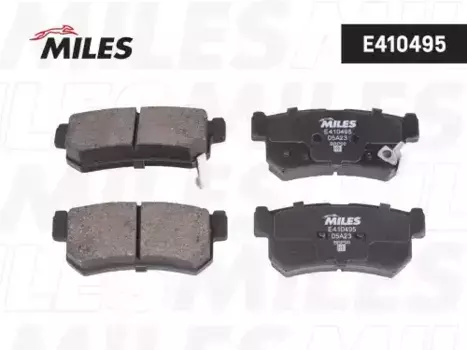 Тормозные колодки дисковые задняя ось MILES E410495