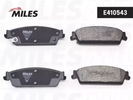 Тормозные колодки дисковые задняя ось MILES E410543