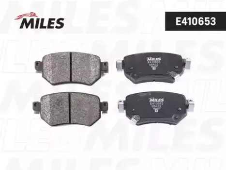 Тормозные колодки дисковые задняя ось MILES E410653