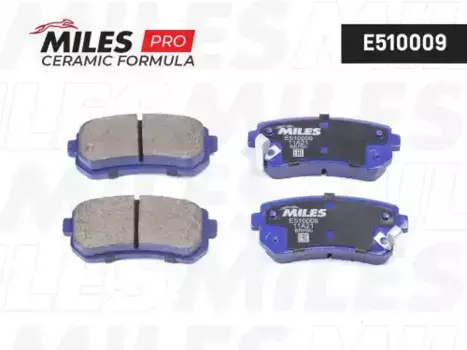 Тормозные колодки дисковые задняя ось MILES E510009