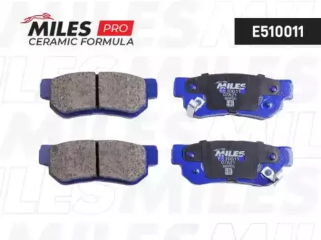 Тормозные колодки дисковые задняя ось MILES E510011