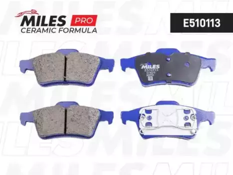 Тормозные колодки дисковые задняя ось MILES E510113