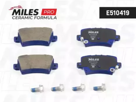 Тормозные колодки дисковые задняя ось MILES E510419