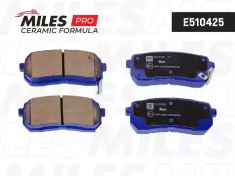 Тормозные колодки дисковые задняя ось MILES E510425