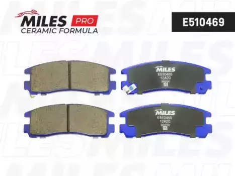 Тормозные колодки дисковые задняя ось MILES E510469