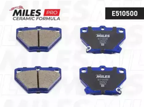 Тормозные колодки дисковые задняя ось MILES E510500