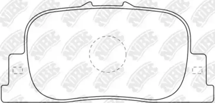 Тормозные колодки дисковые задняя ось NIBK PN1431