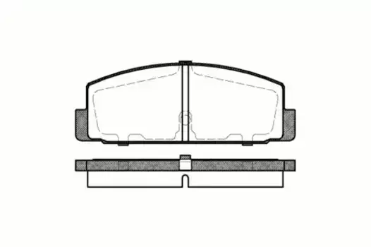 Тормозные колодки дисковые задняя ось REMSA 0179.30