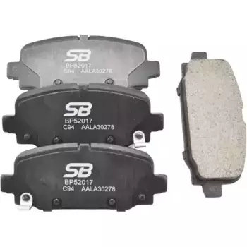 Тормозные колодки дисковые задняя ось SB NAGAMOCHI BP52017