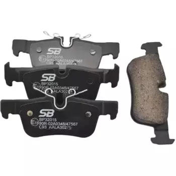Тормозные колодки дисковые задняя ось SB NAGAMOCHI BP32015