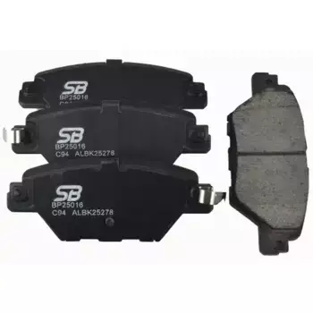 Тормозные колодки дисковые задняя ось SB NAGAMOCHI BP25016