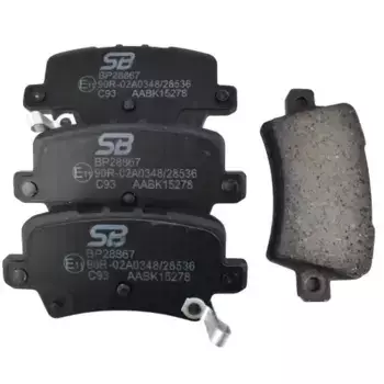 Тормозные колодки дисковые задняя ось SB NAGAMOCHI BP28867