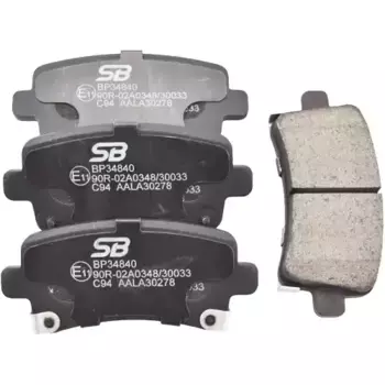 Тормозные колодки дисковые задняя ось SB NAGAMOCHI BP34840