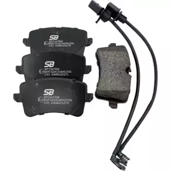 Тормозные колодки дисковые задняя ось SB NAGAMOCHI BP33478W