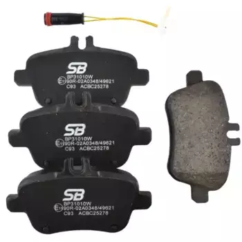 Тормозные колодки дисковые задняя ось SB NAGAMOCHI BP31010W