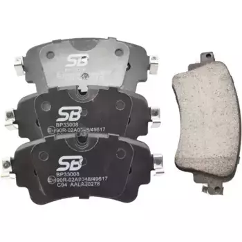 Тормозные колодки дисковые задняя ось SB NAGAMOCHI BP33008