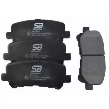 Тормозные колодки дисковые задняя ось SB NAGAMOCHI BP28002