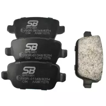 Тормозные колодки дисковые задняя ось SB NAGAMOCHI BP51461