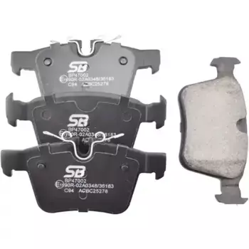 Тормозные колодки дисковые задняя ось SB NAGAMOCHI BP47002