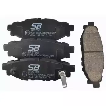 Тормозные колодки дисковые задняя ось SB NAGAMOCHI BP27501