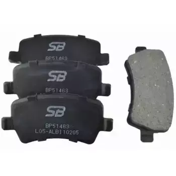 Тормозные колодки дисковые задняя ось SB NAGAMOCHI BP51463