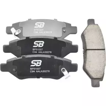 Тормозные колодки дисковые задняя ось SB NAGAMOCHI BP51007