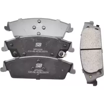 Тормозные колодки дисковые задняя ось SB NAGAMOCHI BP52009