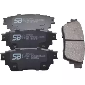 Тормозные колодки дисковые задняя ось SB NAGAMOCHI BP23015