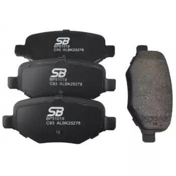 Тормозные колодки дисковые задняя ось SB NAGAMOCHI BP51019
