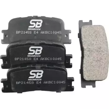 Тормозные колодки дисковые задняя ось SB NAGAMOCHI BP21458