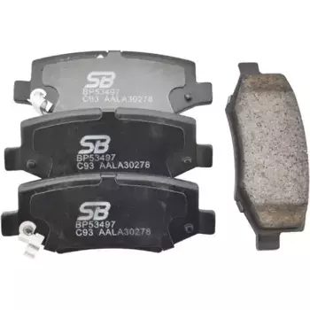 Тормозные колодки дисковые задняя ось SB NAGAMOCHI BP53497