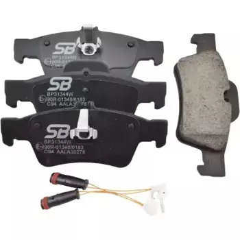 Тормозные колодки дисковые задняя ось SB NAGAMOCHI BP31344W