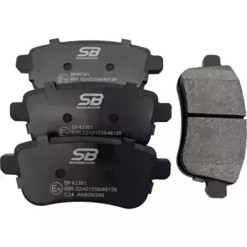 Тормозные колодки дисковые задняя ось SB NAGAMOCHI BP43381