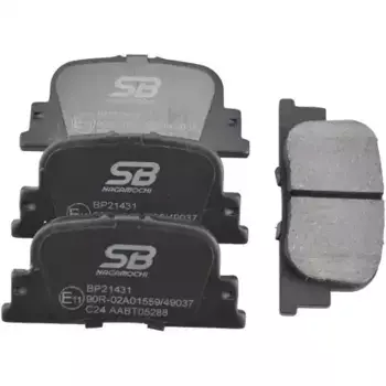 Тормозные колодки дисковые задняя ось SB NAGAMOCHI BP21431