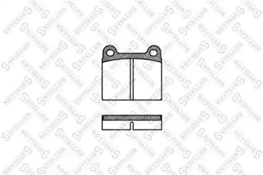 Тормозные колодки дисковые задняя ось STELLOX 017 000-SX