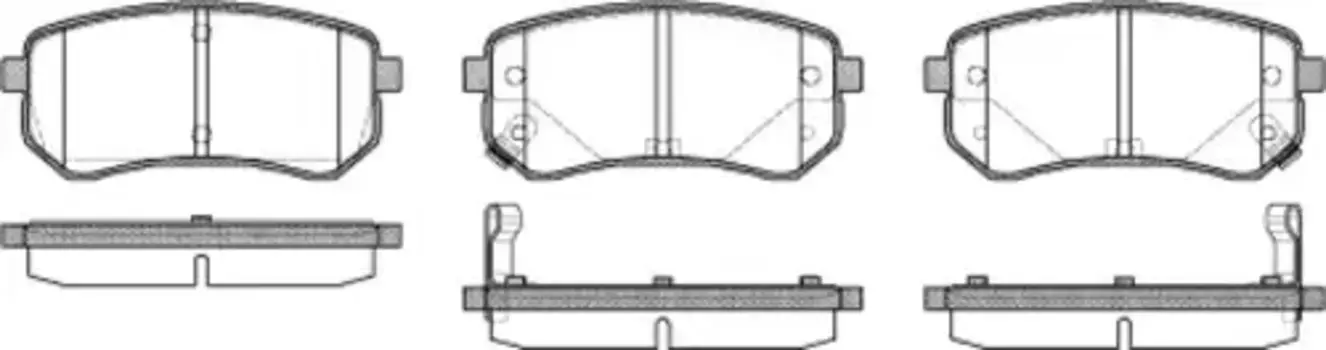 Тормозные колодки дисковые задняя ось STELLOX 1146 002-SX
