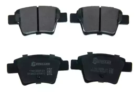 Тормозные колодки дисковые задняя ось STELLOX 1485 000B-SX