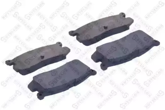 Тормозные колодки дисковые задняя ось STELLOX 283 000-SX