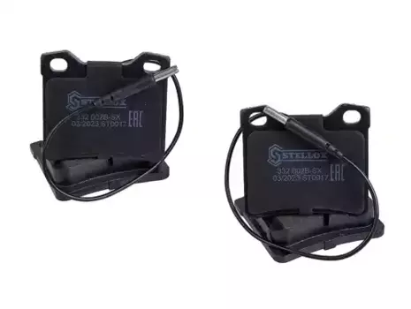 Тормозные колодки дисковые задняя ось STELLOX 332 002B-SX