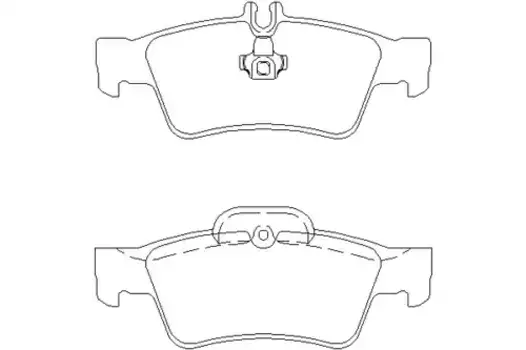 Тормозные колодки дисковые задняя ось TEXTAR 2333403