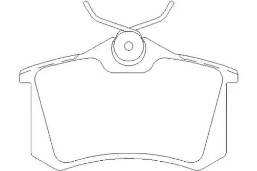 Тормозные колодки дисковые задняя ось TEXTAR 2355402