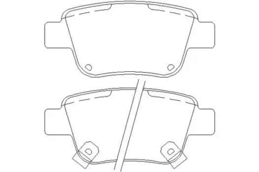 Тормозные колодки дисковые задняя ось TEXTAR 2362002