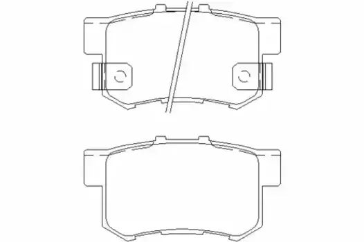 Тормозные колодки дисковые задняя ось TEXTAR 2365201