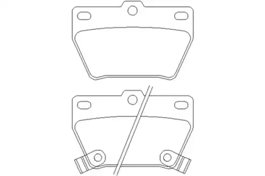 Тормозные колодки дисковые задняя ось TEXTAR 2365601