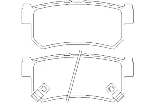 Тормозные колодки дисковые задняя ось TEXTAR 2367301