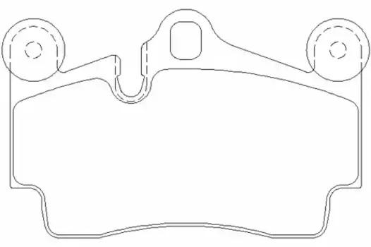 Тормозные колодки дисковые задняя ось TEXTAR 2369402