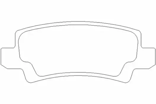 Тормозные колодки дисковые задняя ось TEXTAR 2381601